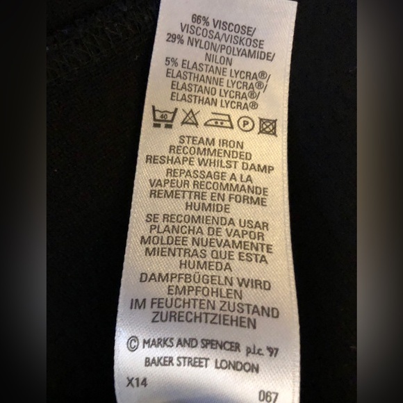 Marks & Spencer Little Black Dress, Size 6 - Picture 7 of 7